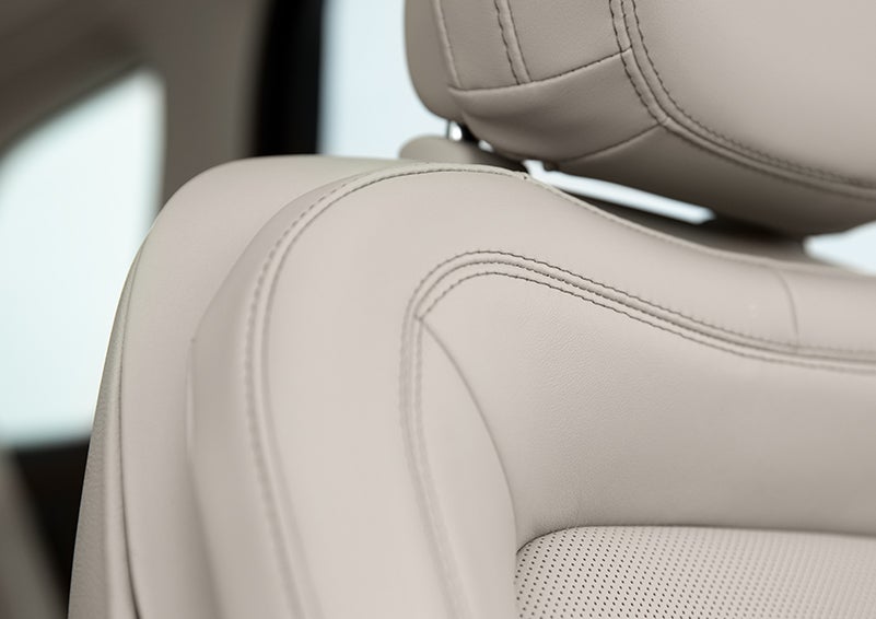 Fine craftsmanship is shown through a detailed image of front-seat stitching. | Duncan Lincoln in Blacksburg VA